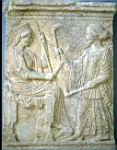 Demeter et Persephone - bas relief 2